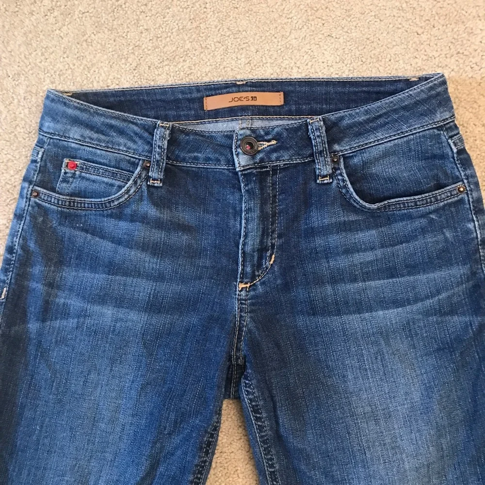 Joes Altered Denim Blue Jean Long Shorts Size 4 Waist 27 The Honey y2k Festival
